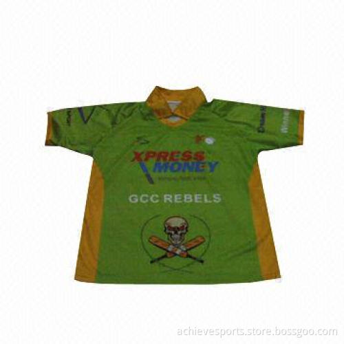 Men's Custom Sublimated Cricket Shirt with Pattern